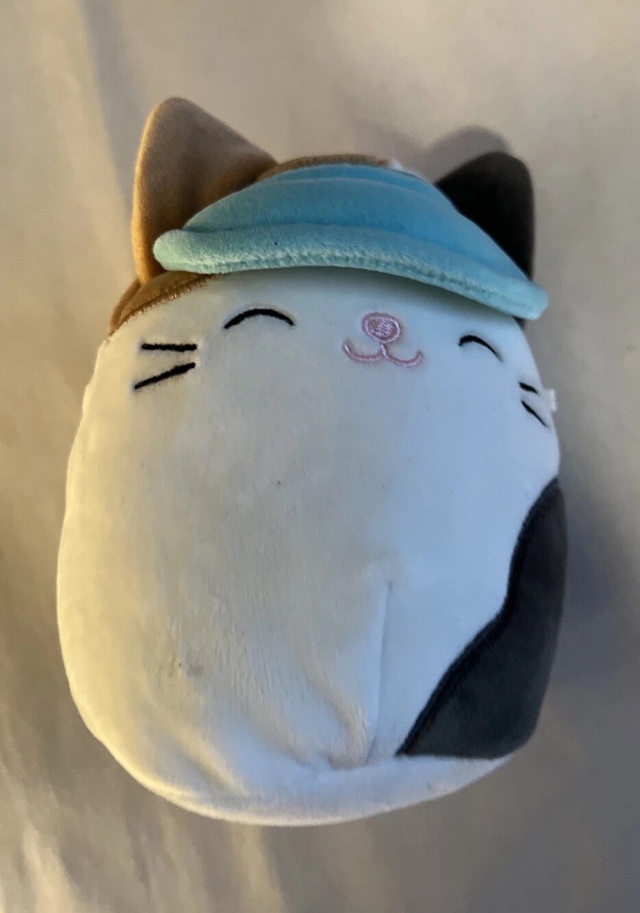 Squishmallow Cam the Cat in Blue Visor 5”